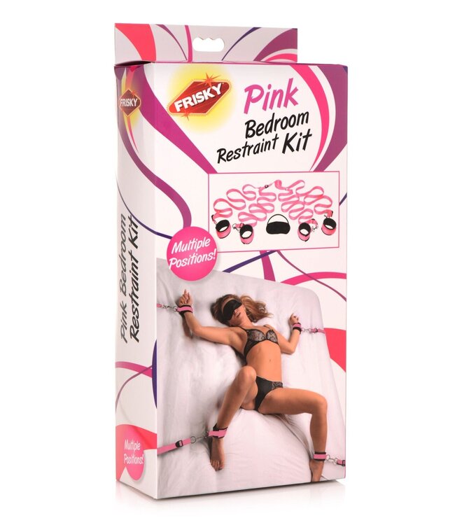 XR Brands FRISKY - Bedroom Restraint Kit Bedboeien - Roze