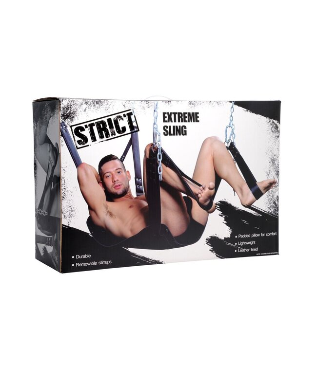XR Brands STRICT - Extreme Sling - Zwart