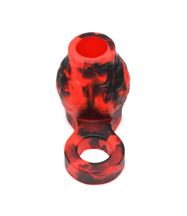 XR Brands Creature Cocks - Hell Hound Ballstretcher - Rood