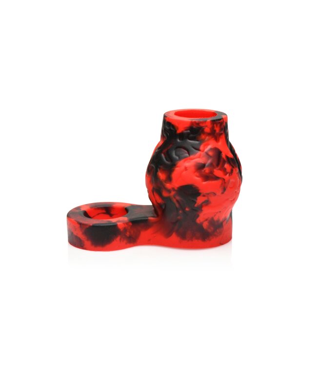 XR Brands Creature Cocks - Hell Hound Ballstretcher - Rood