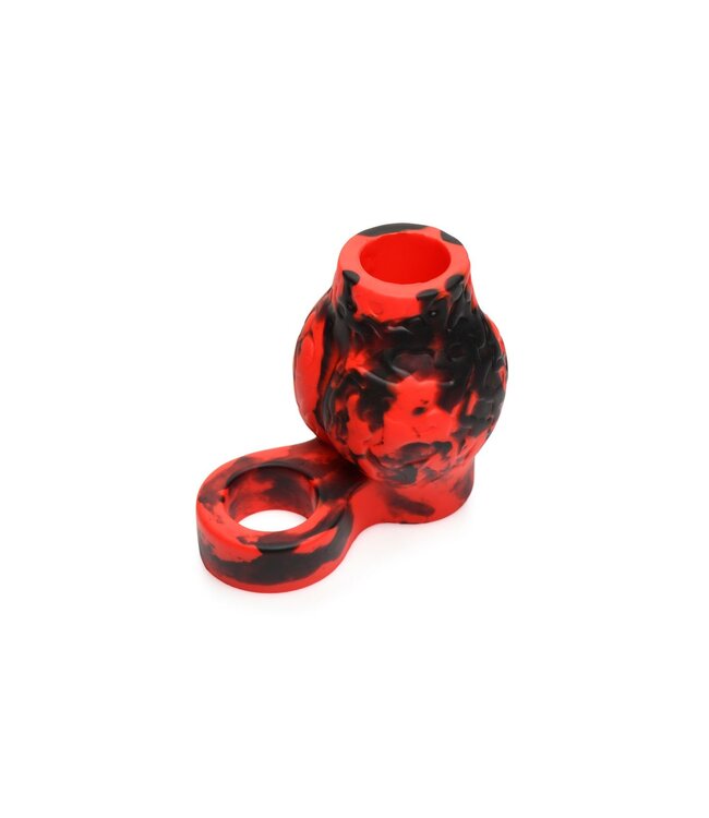 XR Brands XR Brands - Hell Hound Ballstretcher - Rood