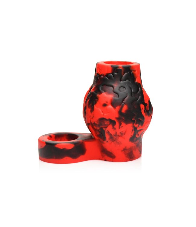 XR Brands XR Brands - Hell Hound Ballstretcher - Rood