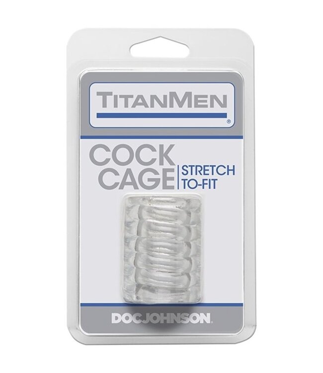 Doc Johnson Doc Johnson - TitanMen Cock Cage - Transparant