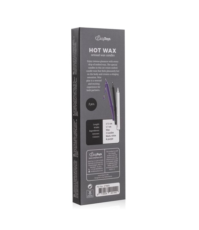 Easytoys Fetish Collection Easytoys Fetish - Hot Wax SM Kaarsen - 3 stuks