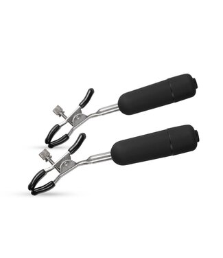 Easytoys Fetish Collection Easytoys Fetish - Verstelbare Tepelklemmen Met Bullet Vibrator