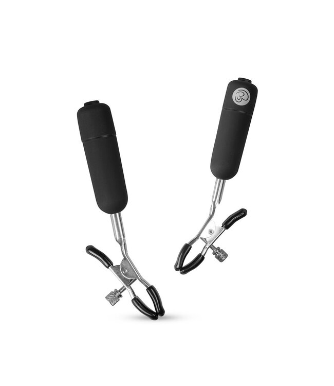 Easytoys Fetish Collection Easytoys Fetish - Verstelbare Tepelklemmen Met Bullet Vibrator