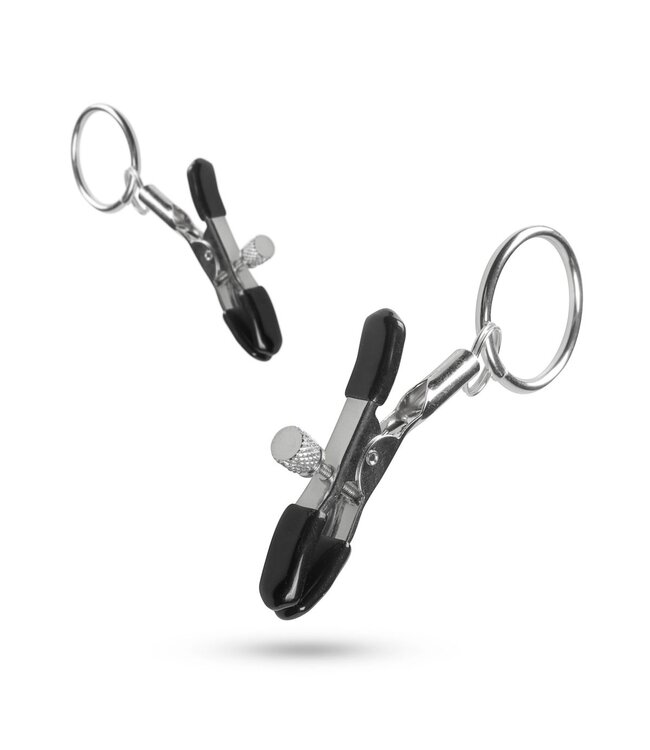 Easytoys Fetish Collection Easytoys Fetish - Metalen Tepelklemmen Met Ring