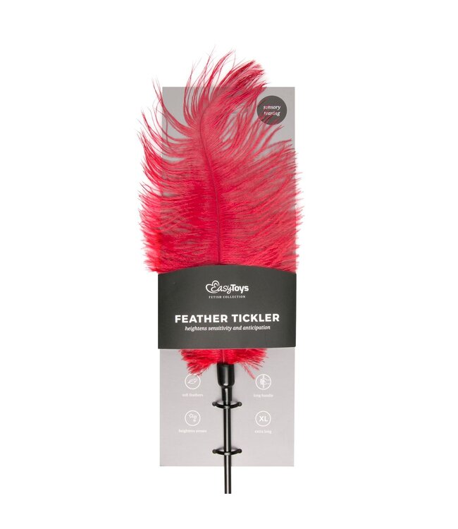 Easytoys Fetish Collection Rode veren kietelaar