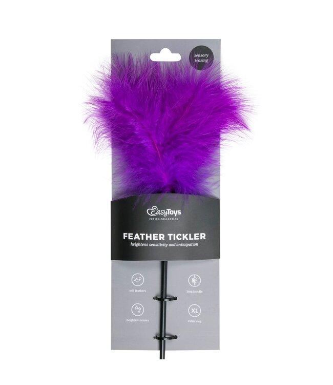 Easytoys Fetish Collection Paarse kietelaar - lang