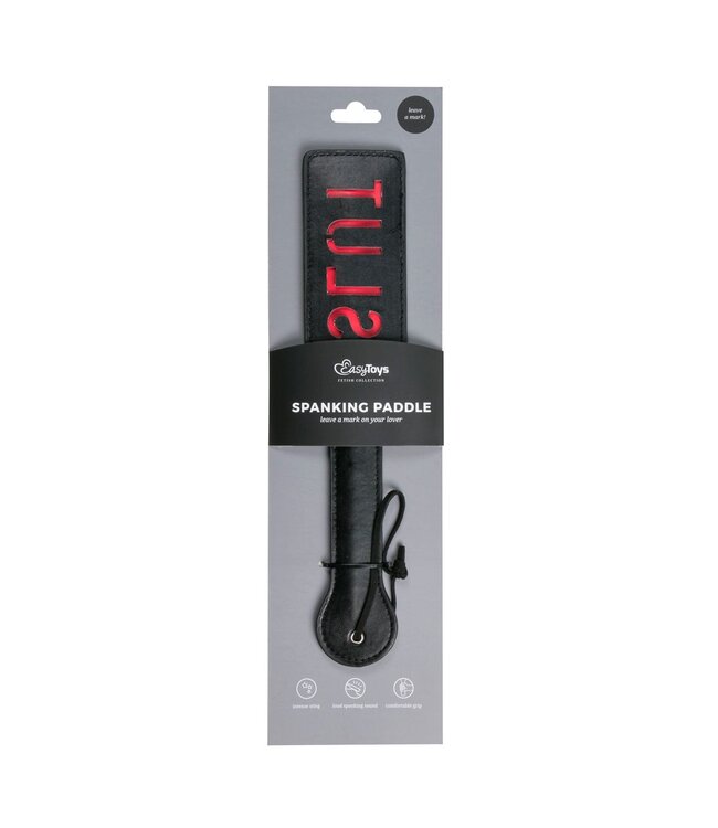 Easytoys Fetish Collection Easytoys Fetish - Zwarte leren paddle - Slut