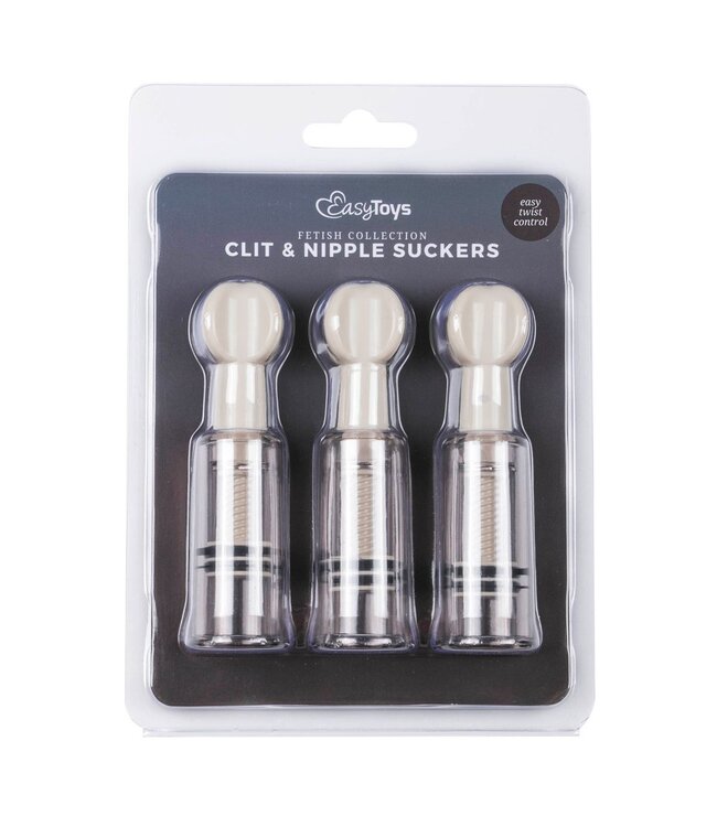 Easytoys Fetish Collection Easytoys Fetish - Tepel En Clitoris Zuigers 3 Stuks