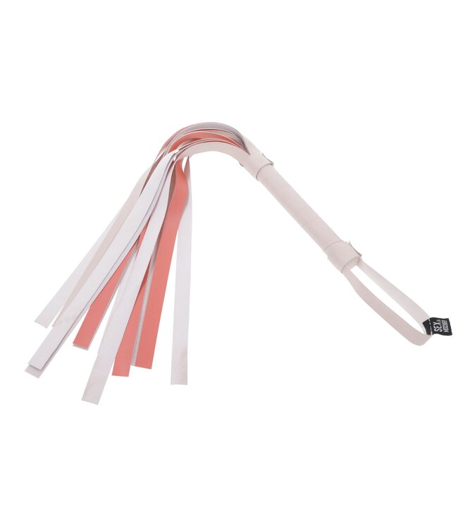 Sportsheets Sportsheets – S&M Peaches ‘n CreaMe Gestreepte Flogger – Cream & Orange