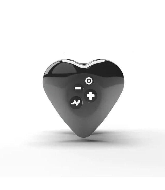 Mystim Mystim - Hearts Desire eStim Lay-On Vibrator Zwart