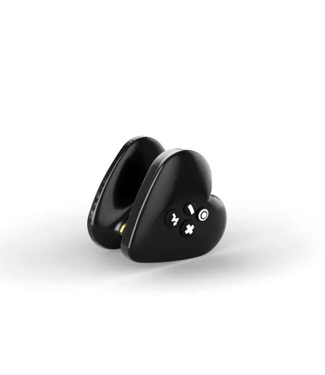 Mystim Mystim - Hearts Desire eStim Lay-On Vibrator Zwart