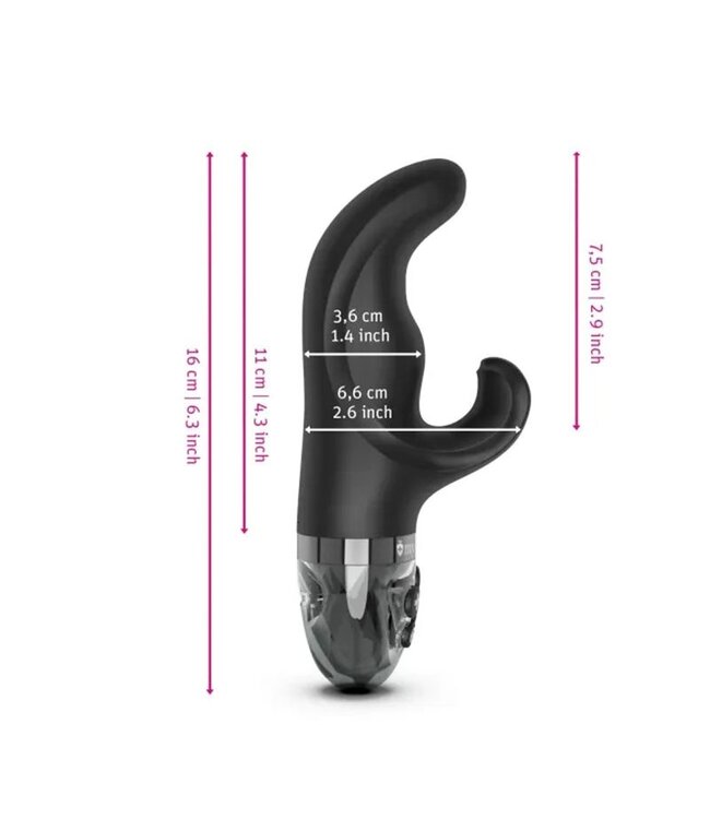 Mystim Mystim - Hop Hop Bob eStim Vibrator Zwart