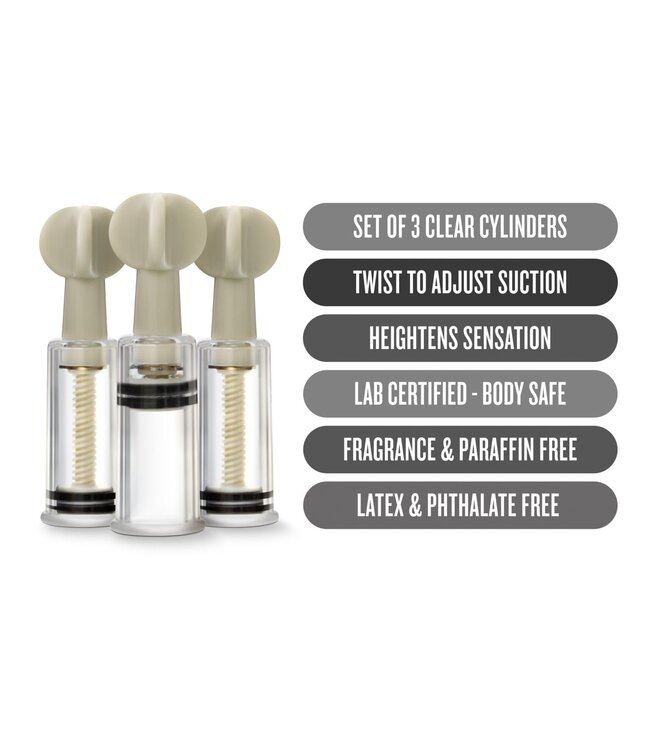 Temptasia Temptasia - Clitoris En Tepel Zuigers -  Set Van 3