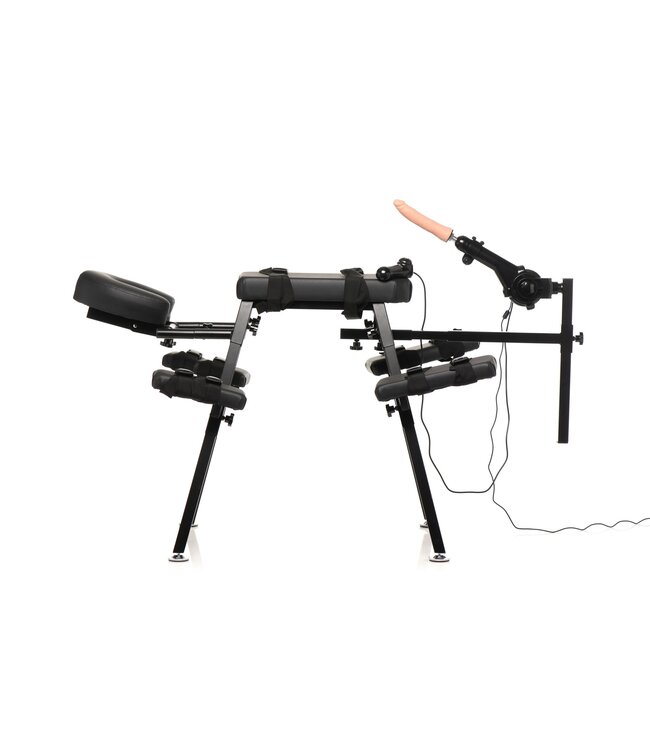 XR Brands XR Brands - Obedience Bench Met Seksmachine - Zwart
