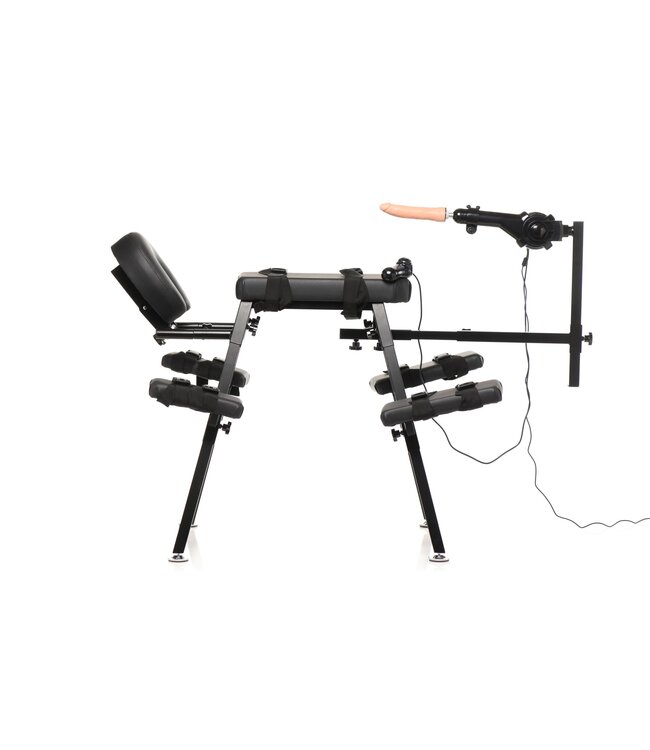 XR Brands XR Brands - Obedience Bench Met Seksmachine - Zwart