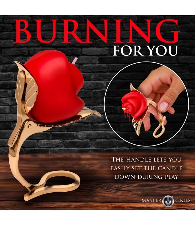 XR Brands XR Brands - Rozenkaars met Houder - Rood