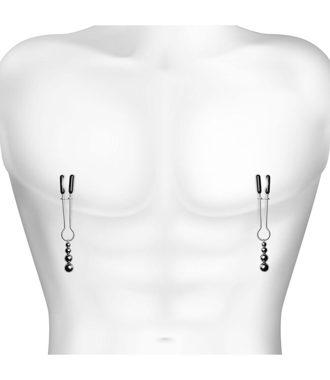 XR Brands Sierlijke kralen tepelklemmen