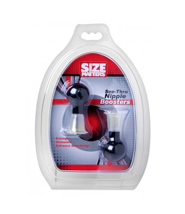 XR Brands See-Thru Nipple Boosters Tepelzuigers