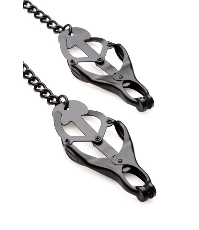 XR Brands Master Series - Monarch Noir Nipple Vice