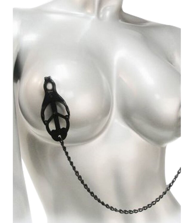 XR Brands Master Series - Monarch Noir Nipple Vice