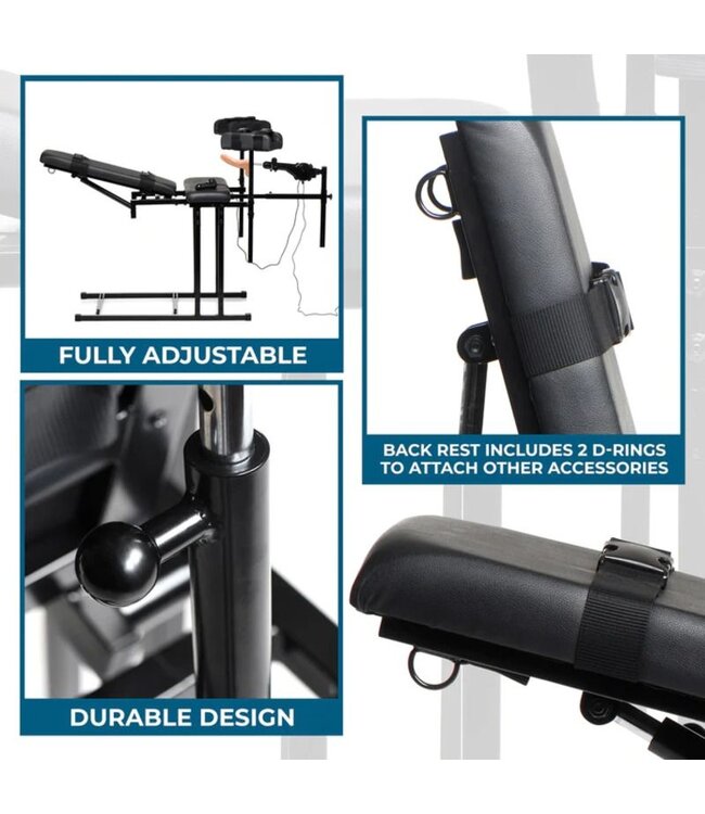 XR Brands Obedience Chair Met Sex Machine