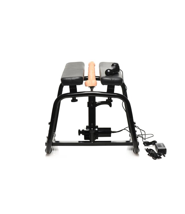 XR Brands Deluxe Bangin' Bank met Multispeed Sex Machine