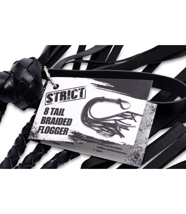 XR Brands Lange Gevlochten Flogger