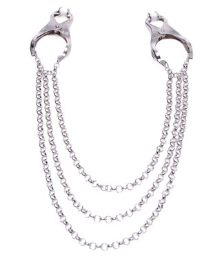 XR Brands Affix Triple Chain - Tepelklemmen Met Kettingen