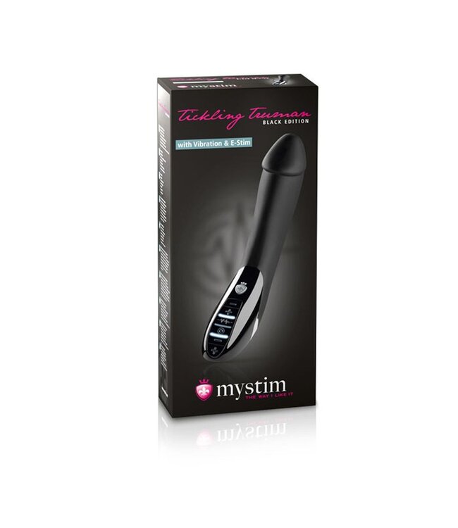 Mystim Mystim - Tickling Truman E-Stim Vibrator - Black Edition