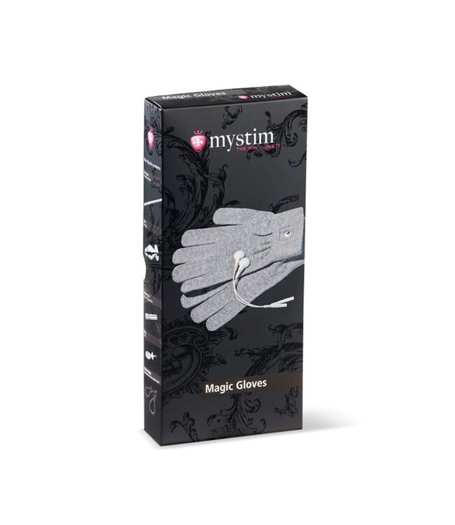 Mystim MYSTIM – Magic Gloves Elektro Massagehandschoenen – Black