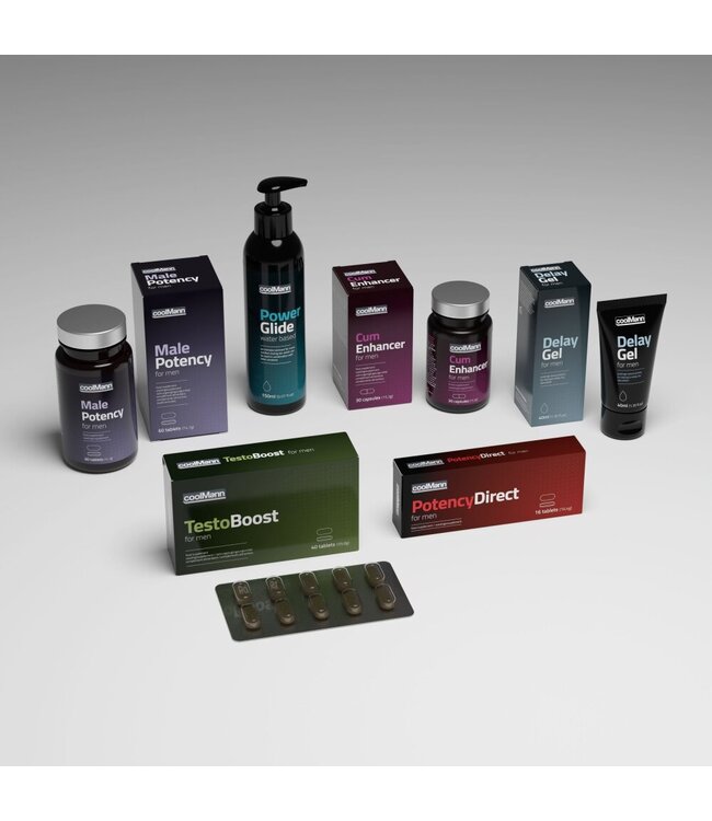 coolMann CoolMann - Power Glide Massage Olie en Glijmiddel