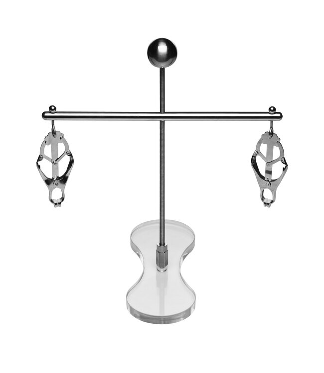 XR Brands XR Brands - Tower of Pain Tepelklemmen - Zilver