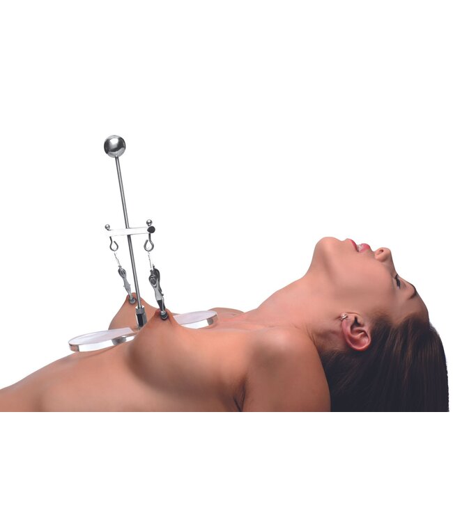 XR Brands XR Brands - Tower of Pain Tepelklemmen - Zilver