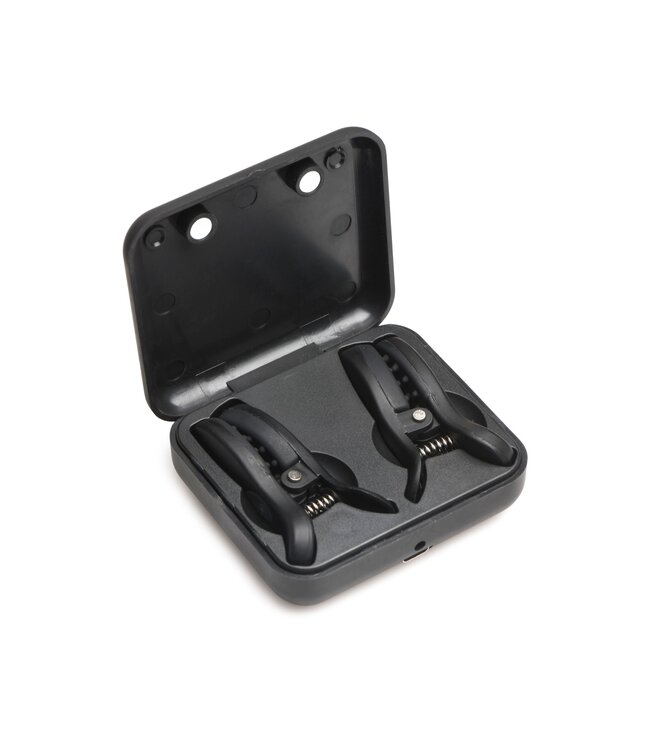 XR Brands XR Brands - Dark Grip Vibrerende Tepelkemmen - Zwart