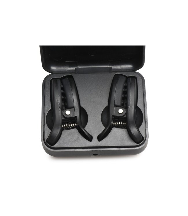 XR Brands XR Brands - Dark Grip Vibrerende Tepelkemmen - Zwart