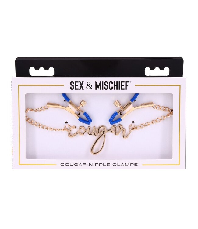 Sportsheets Sportsheets - Cougar Tepelklemmen - Goud
