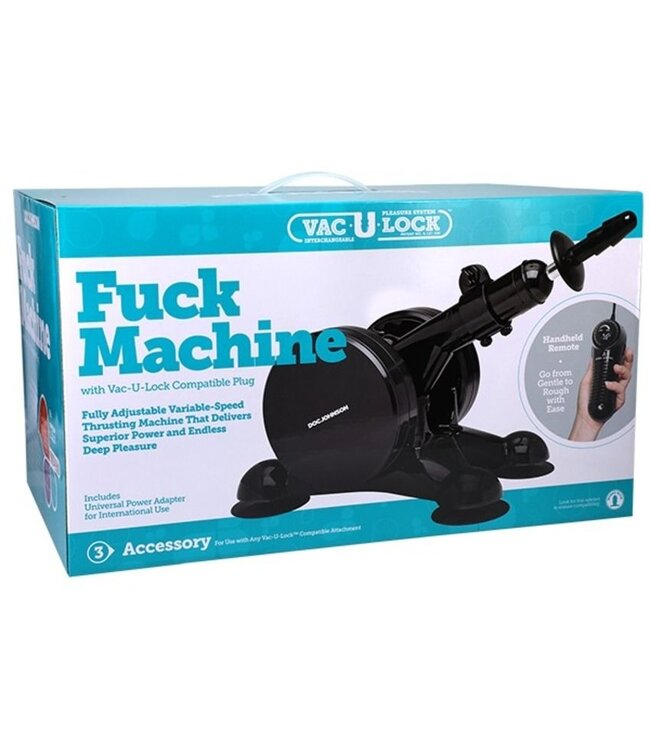 Doc Johnson Doc Johnson - VacULock Fuck Machine - Zwart
