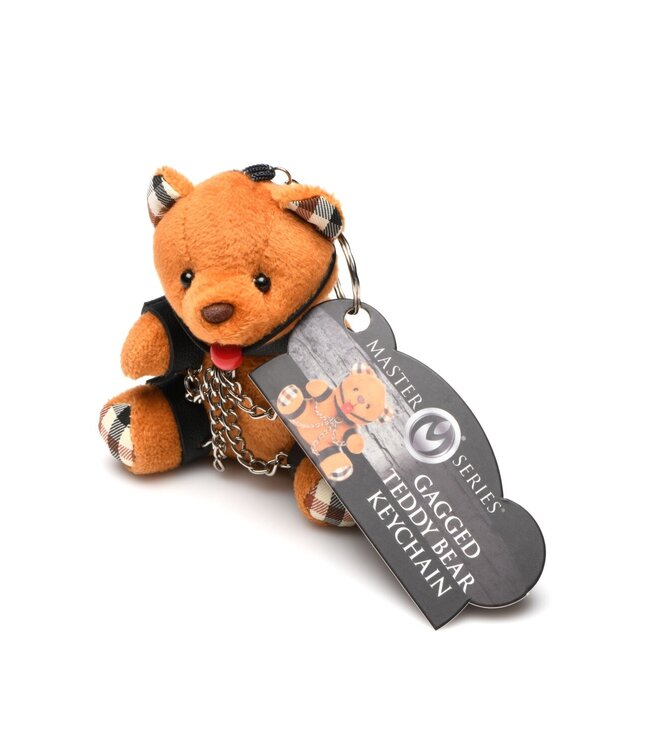 XR Brands Master Series - Gagged Teddy Bear Sleutelhanger