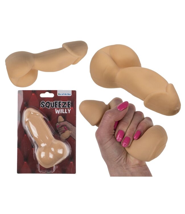 Out of the Blue Knijp Willy - Anti-stress Penis