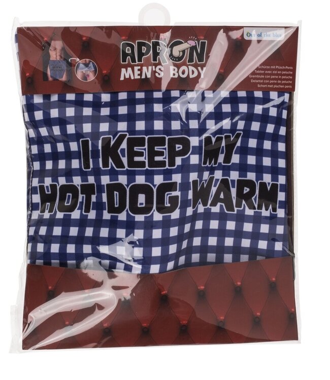 Out of the Blue Keukenschort - Mannelijk lichaam met verrassende penis