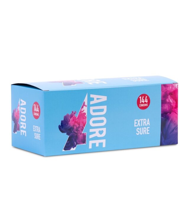 Pasante Adore Extra Sure Condooms - 144 stuks