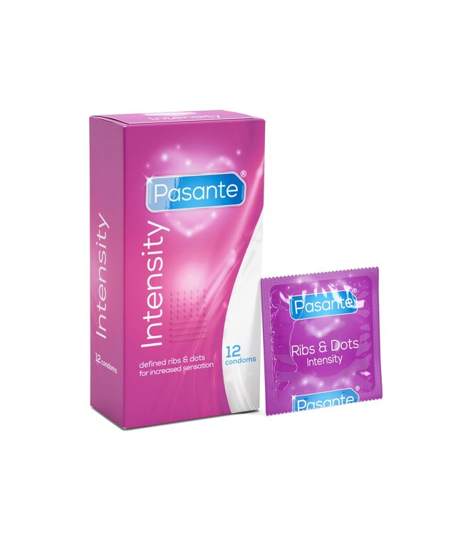 Pasante Pasante – Ribs & Dots Condooms – 12 stuks