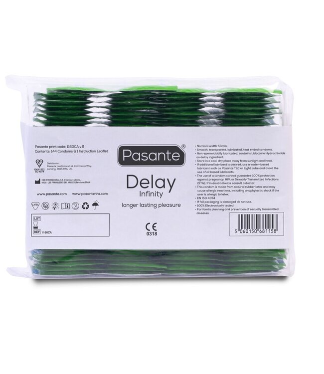 Pasante Pasante Delay Condooms - 144 stuks