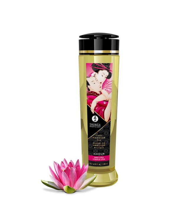 Shunga Amour Massage Olie Sweet Lotus 240 ML