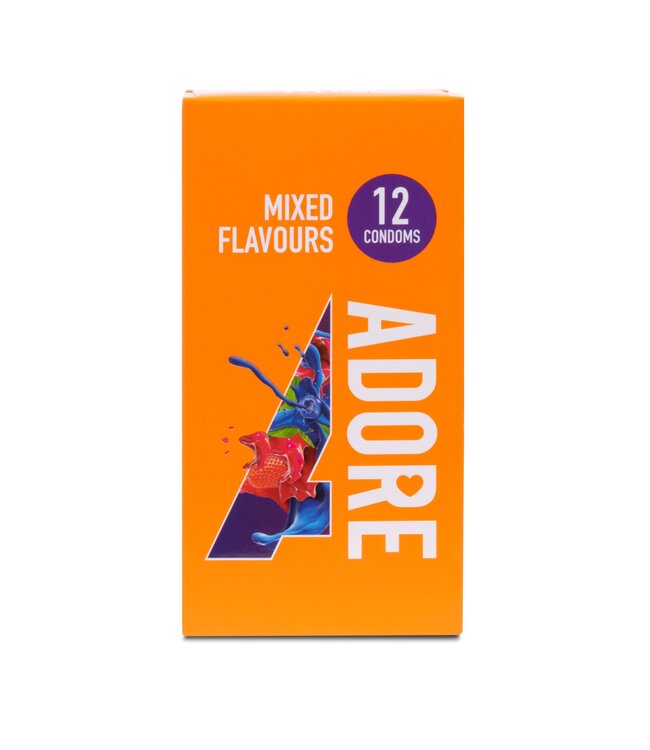 Pasante Adore Flavours Condooms - 12 Stuks
