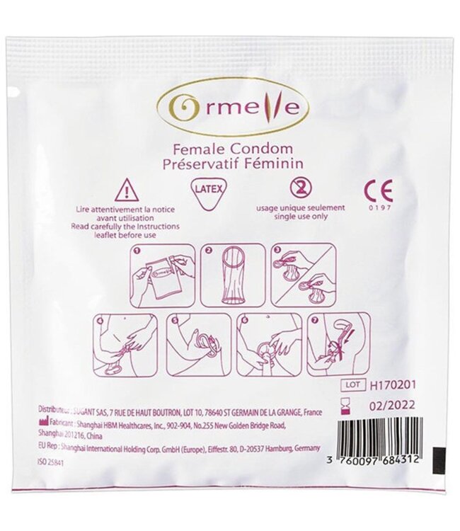 Asha International Ormelle vrouwencondoom 5 stuks