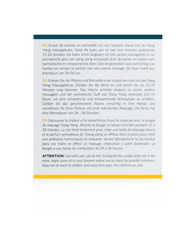 Exotiq Exotiq Massagekaars Ylang Ylang - 200g